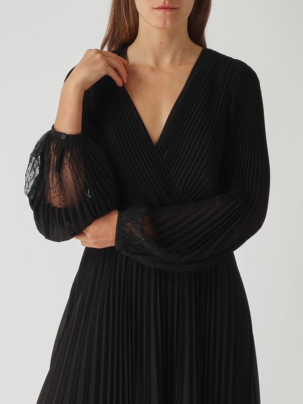 5. Women's georgette dress Black Twinset 252tp2641