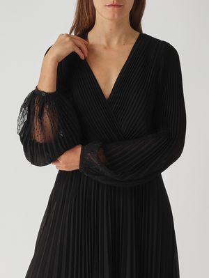 5. Women's georgette dress Black