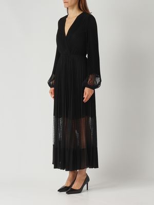 3. Women's georgette dress Black