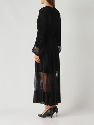 4. Women's georgette dress Black