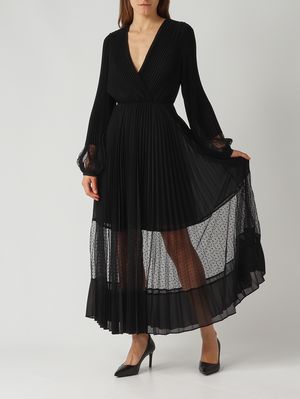 2. Women's georgette dress Black