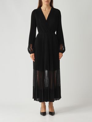 1. Women's georgette dress Black
