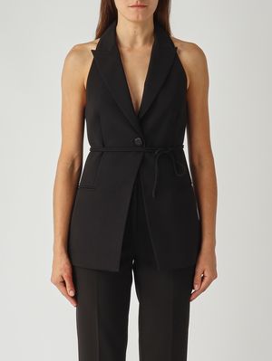 Women's cady vest Black Twinset
