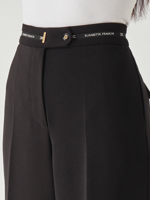4. Pantalón de mujer de crepé ligero Negro
