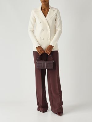 2. Pantalón de mujer de crepé ligero Merlot