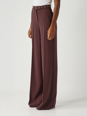 3. Pantalón de mujer de crepé ligero Merlot