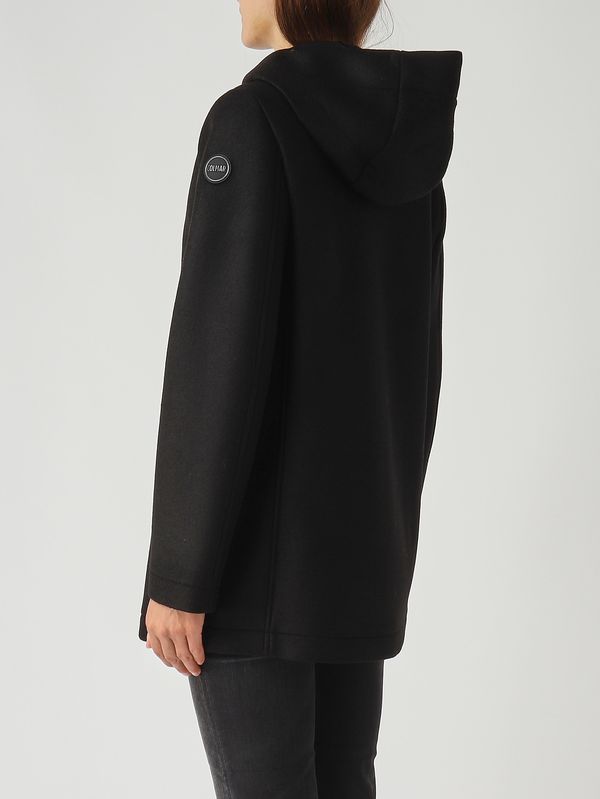 Meaunzyl Donna Cappotto Invernale Con Cappuccio In Misto Lana Allentato Cappotto Con Bottoni Oversize In Tinta Unita Giacca Media Giacche e Cappotti Outwear Hoodies