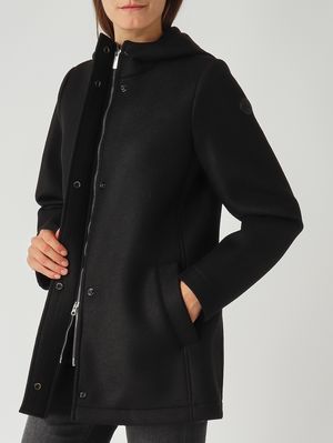 5. Cappotto donna Tasteful in misto lana vergine stretch Nero Colmar 2048r5zo