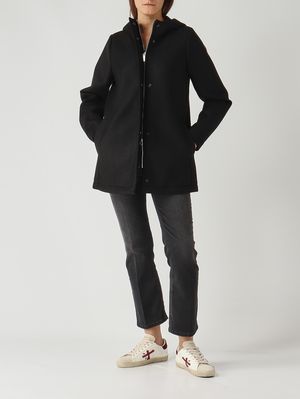 2. Cappotto donna Tasteful in misto lana vergine stretch Nero Colmar 2048r5zo