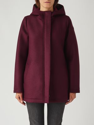 Damenmantel Tasteful aus Stretch-Mischung aus reiner Wolle Wine Colmar