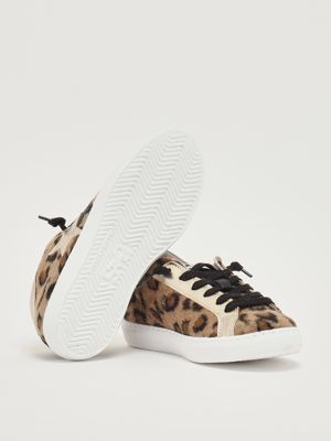 3. Leather and fabric sneakers for girls Beige-Gold 2Star 2sb3360