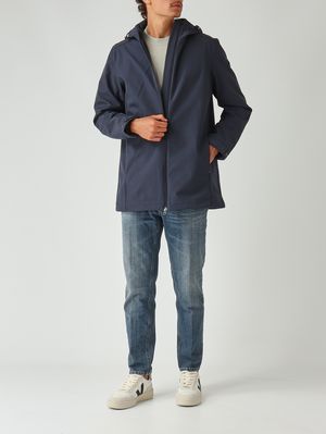 2. Modernity 3-layer stretch nylon jacket for men Navy blue