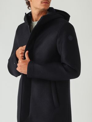 5. Cappotto uomo Tasteful in panno di lana stretch Navy Colmar 1139r5zo