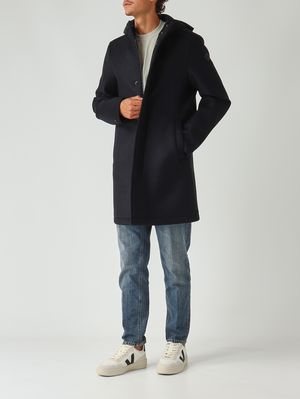 2. Cappotto uomo Tasteful in panno di lana stretch Navy Colmar 1139r5zo