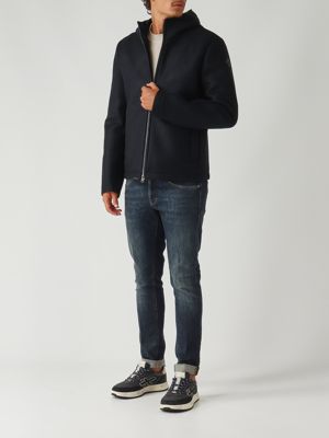 2. Giacca uomo Tasteful in panno di lana stretch Navy Colmar 11405zo