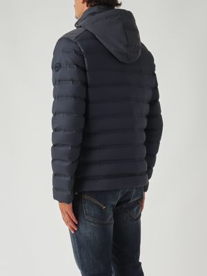 4. Piumino uomo in nylon e tessuto Navy