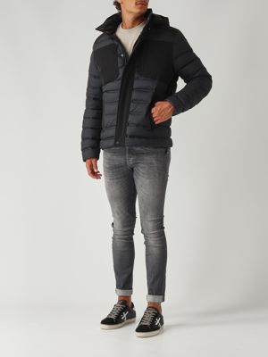 2. Piumino uomo in nylon e tessuto Nero Colmar 12994zl