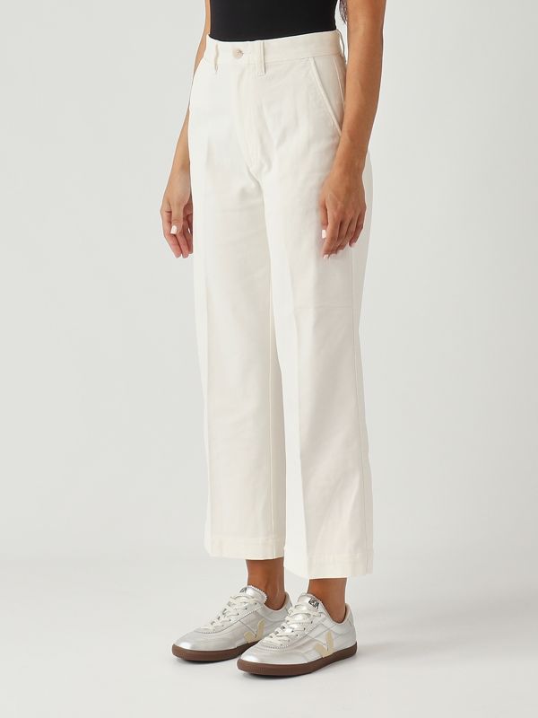 2. Pantalón chino de mujer de algodón elástico Blanco Polo Ralph Lauren 211873988