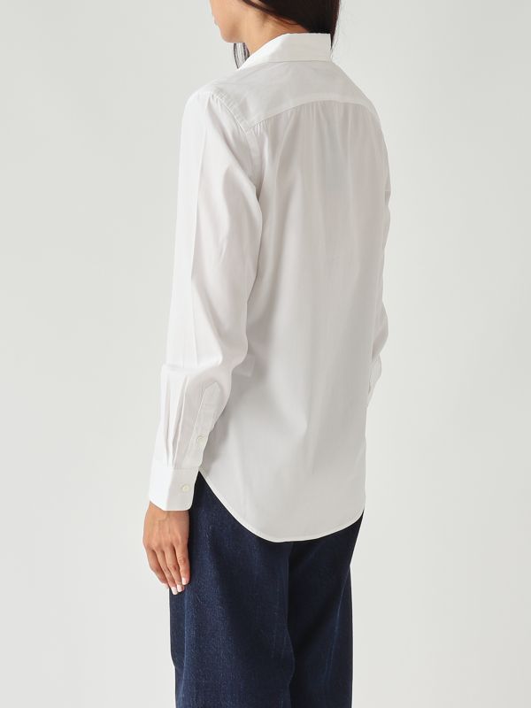 Polo Ralph Lauren Slim fit cotton shirt for women - White | Caposerio.com