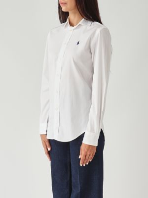 2. Slim fit cotton shirt for women White Polo Ralph Lauren 211891376