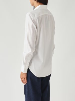 3. Slim fit cotton shirt for women White Polo Ralph Lauren 211891376