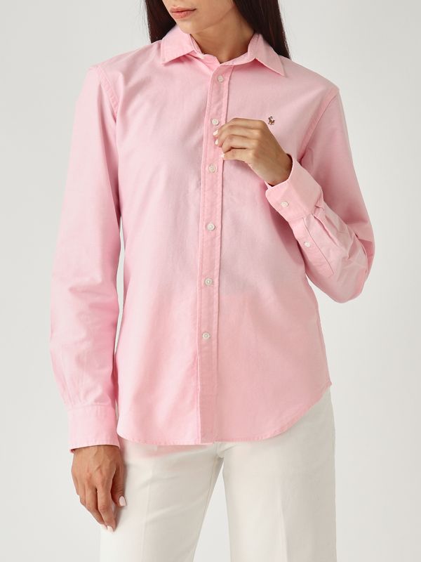 4. Chemise en coton Oxford pour femme Rose Polo Ralph Lauren 211891377