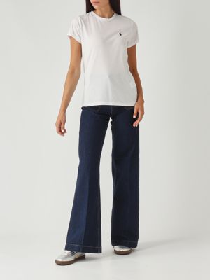 5. T-shirt en jersey de coton léger pour femme Blanc Polo Ralph Lauren 211898698