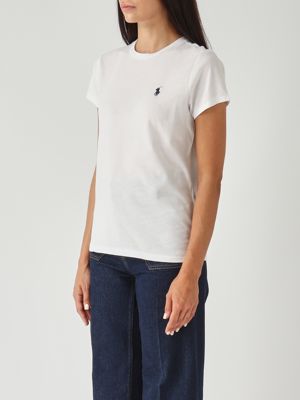 2. T-shirt en jersey de coton léger pour femme Blanc Polo Ralph Lauren 211898698
