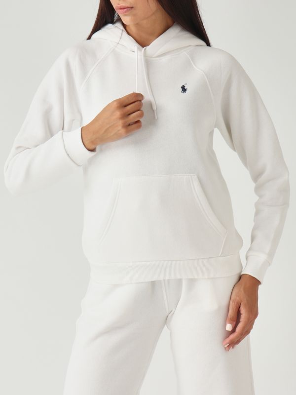 4. Sudadera de mujer de algodón Blanco Polo Ralph Lauren 211943007
