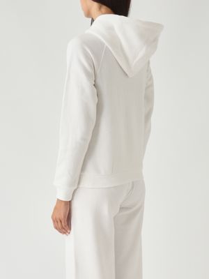 3. Sudadera de mujer de algodón Blanco