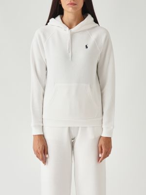 Sweatshirt aus Baumwolle für Frauen Weiß Polo Ralph Lauren