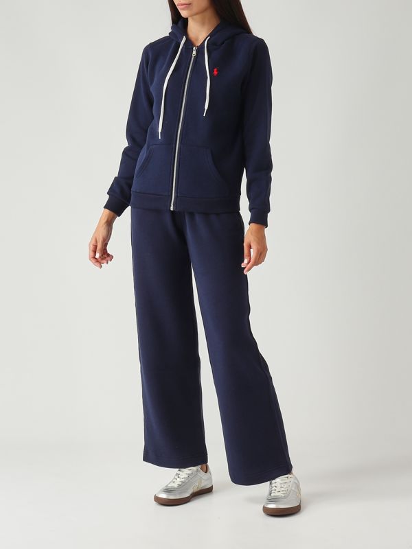 5. Sudadera para mujer de mezcla de algodón azul marino Polo Ralph Lauren 211943008