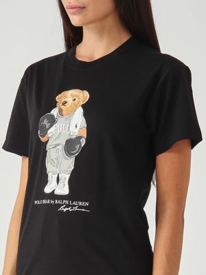 4. T-shirt en jersey de coton pour femme Noir Polo Ralph Lauren 211971709