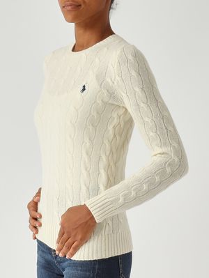 5. Jersey de mujer de lana y cachemira Mantequilla