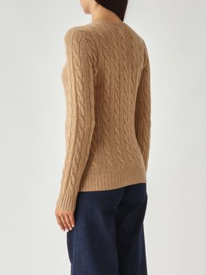 3. Women's sweater in wool and cashmere Camel Polo Ralph Lauren 211971865