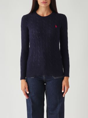 Women's sweater in wool and cashmere Navy Polo Ralph Lauren