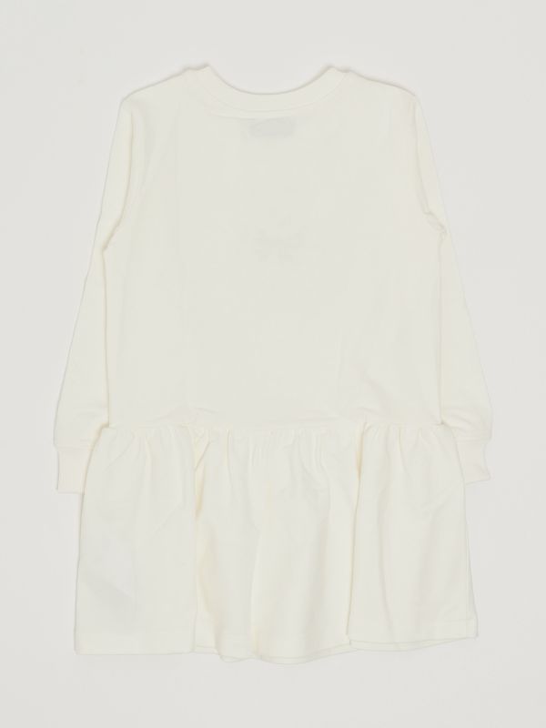2. Robe en coton pour fille Blanc Moschino hdv0h7lda16