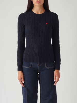 Maglia donna Julianna in cotone (Better Cotton) Blu Cacciatore Polo Ralph Lauren