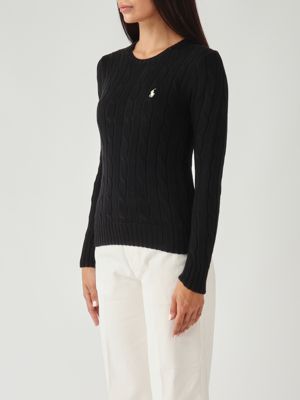 2. Julianna cotton sweater (Better Cotton) for women Black Polo Ralph Lauren 211971869