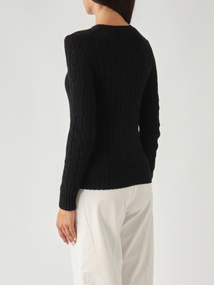 3. Julianna cotton sweater (Better Cotton) for women Black Polo Ralph Lauren 211971869