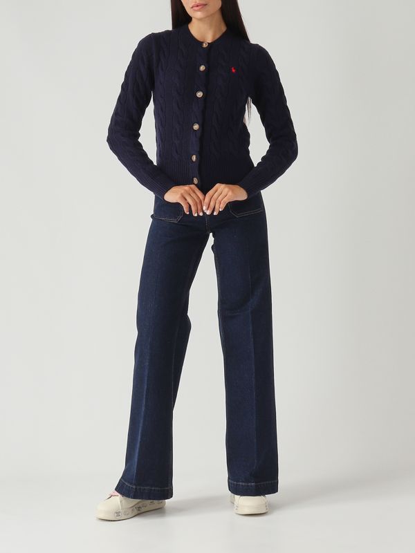 5. Cárdigan de mujer de lana y cachemir Azul marino Polo Ralph Lauren 211972104