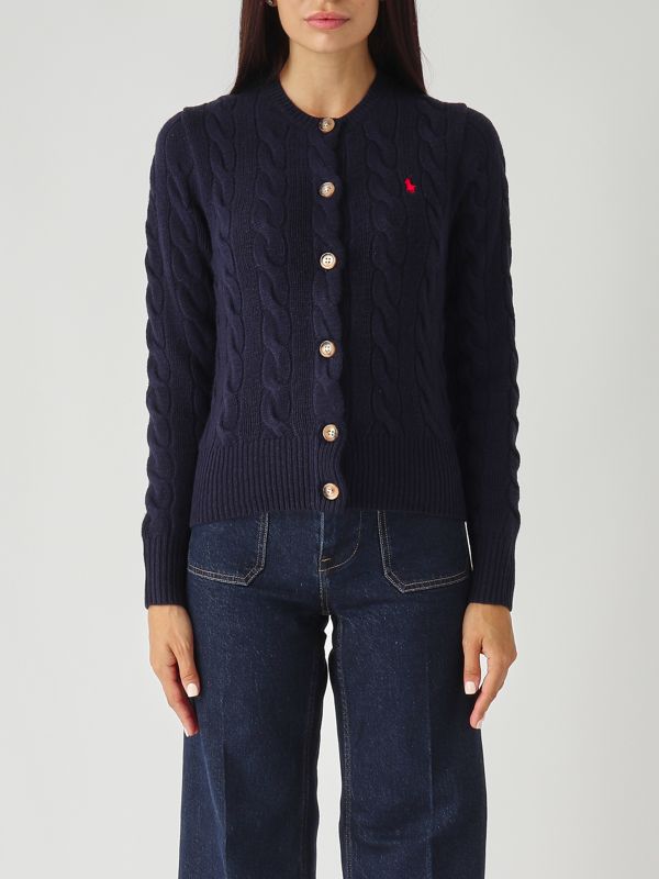 1. Cárdigan de mujer de lana y cachemir Azul marino Polo Ralph Lauren 211972104