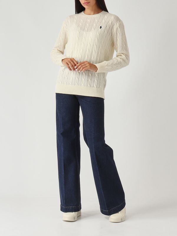 5. Jersey de mujer de lana y cachemira Crema Polo Ralph Lauren 211972115