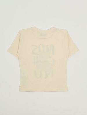 2. Kinder-T-Shirt aus Baumwolle Elfenbein