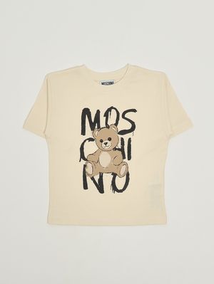 1. Kinder-T-Shirt aus Baumwolle Elfenbein