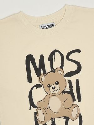 3. Kinder-T-Shirt aus Baumwolle Elfenbein