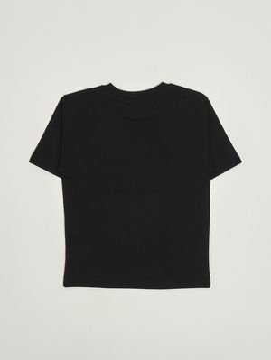 2. Kinder-T-Shirt aus Baumwolle Schwarz
