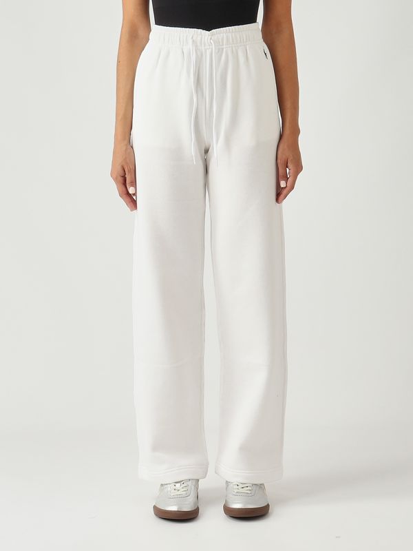 1. Pantalon en coton mélangé pour femme Blanc Polo Ralph Lauren 211977959
