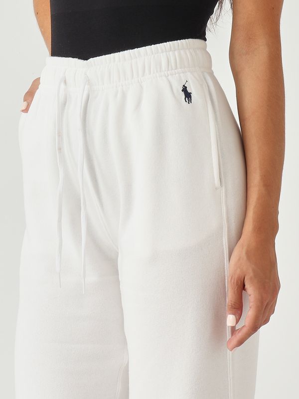 4. Cotton-blend jogger trousers for women White Polo Ralph Lauren 211977959