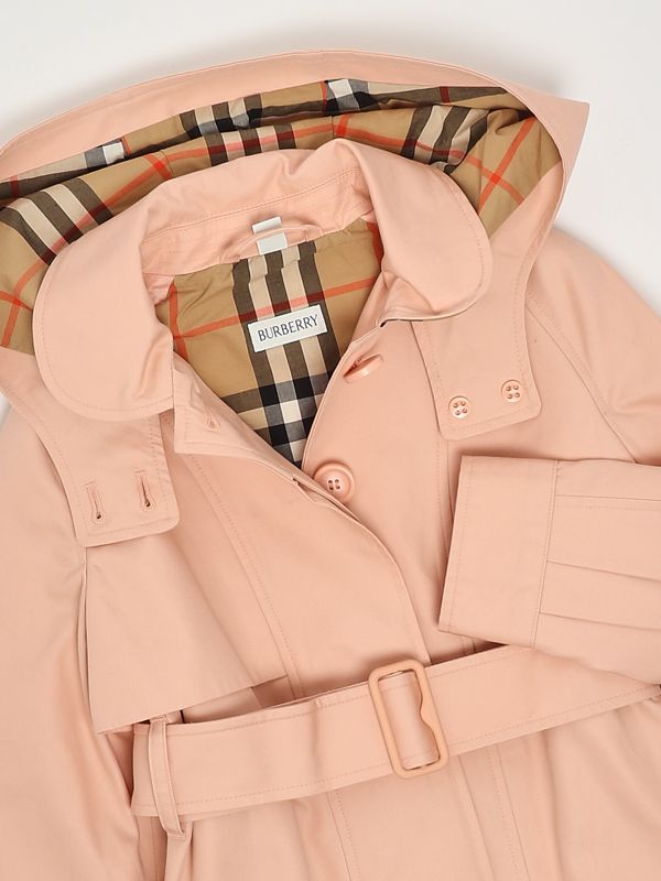 3. Trench de niña Lilith de algodón Rosa Burberry 8108128